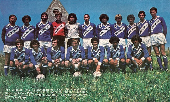 A.J AUXERRE 1981-82.