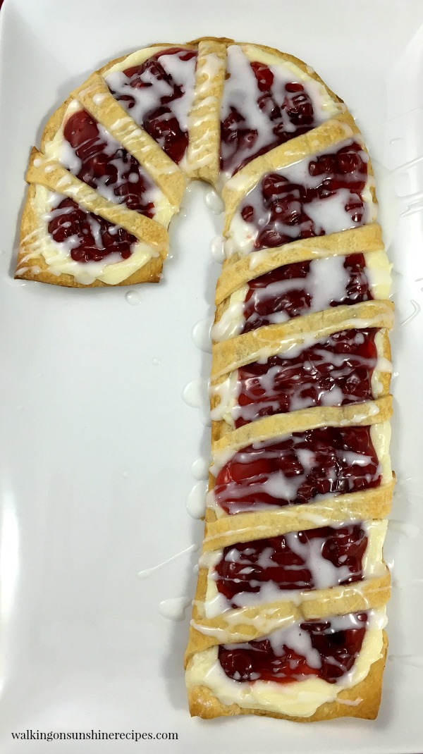 Recipe Candy Cane Cream Cheese Danish Walking on Sunshine
