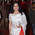 Telugu Singer Sunitha In White Saree At Wedding Reception