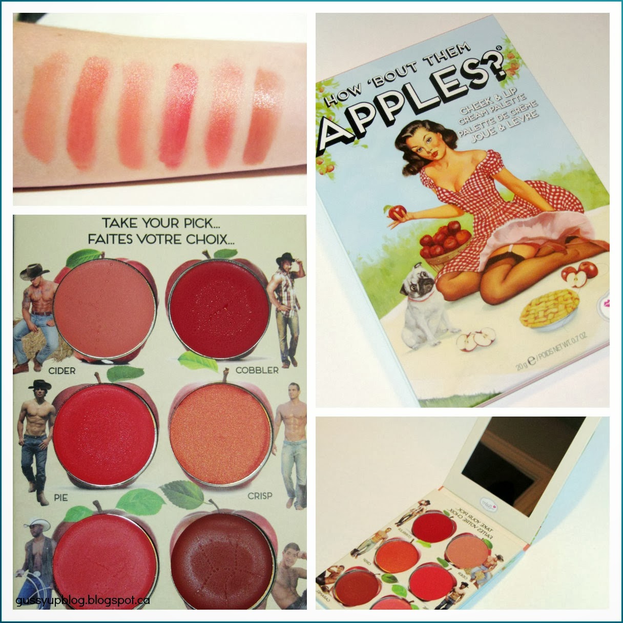 theBalm, How 'Bout Them Apple's, Lip and Cheek Palette, Review an...