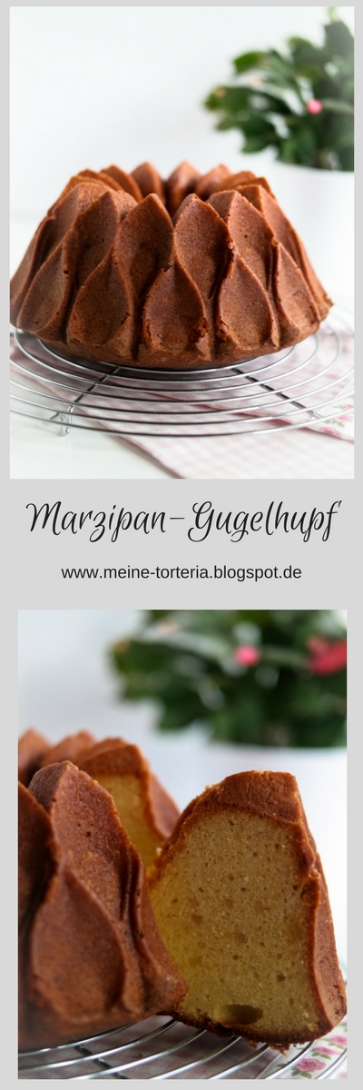 Marzipan-Gugelhupf ohne Backpulver, Natron oder Hefe