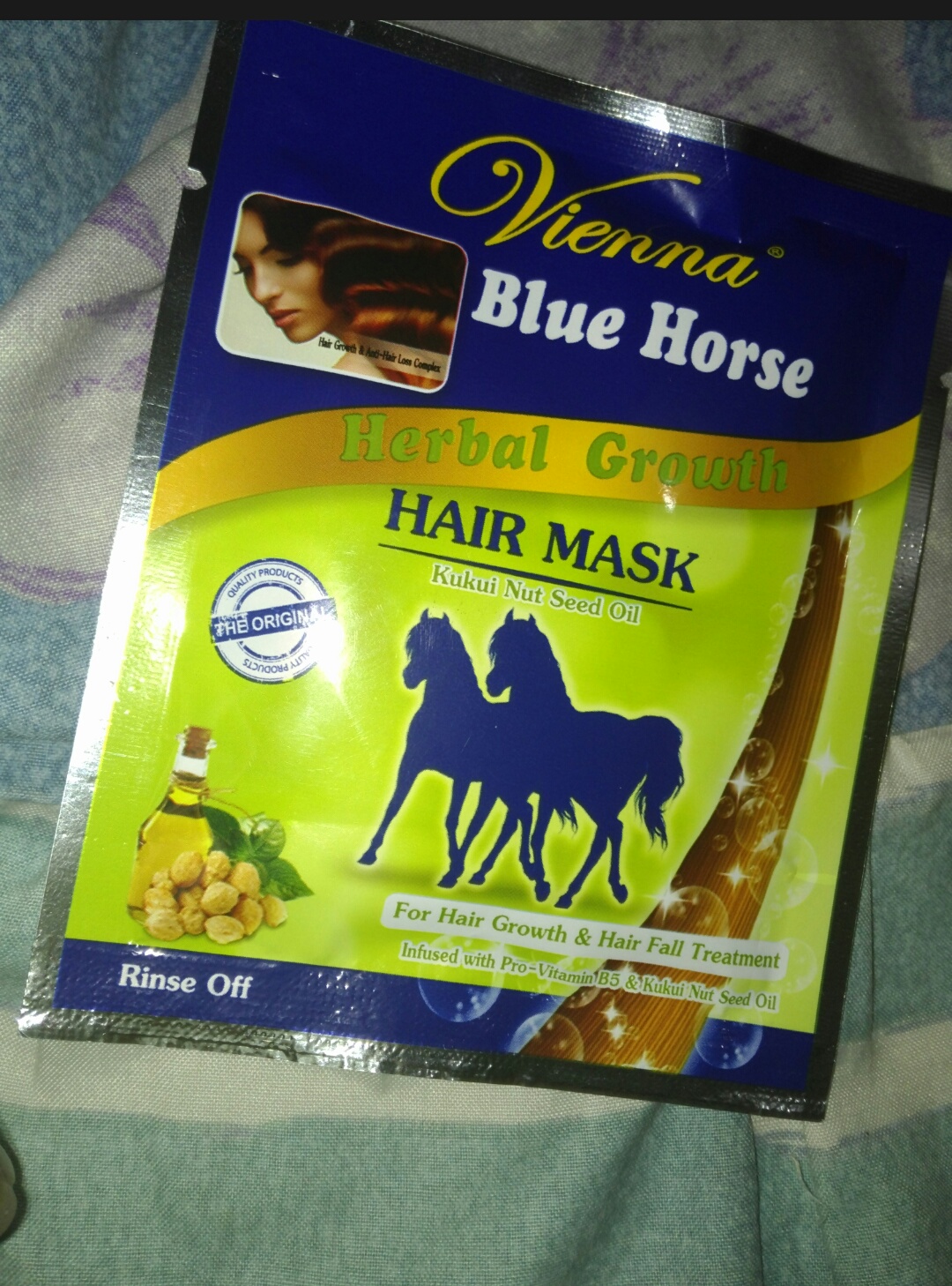 Lice S Blog Review Vienna Blue Horse Herbal Growth Hair Mask