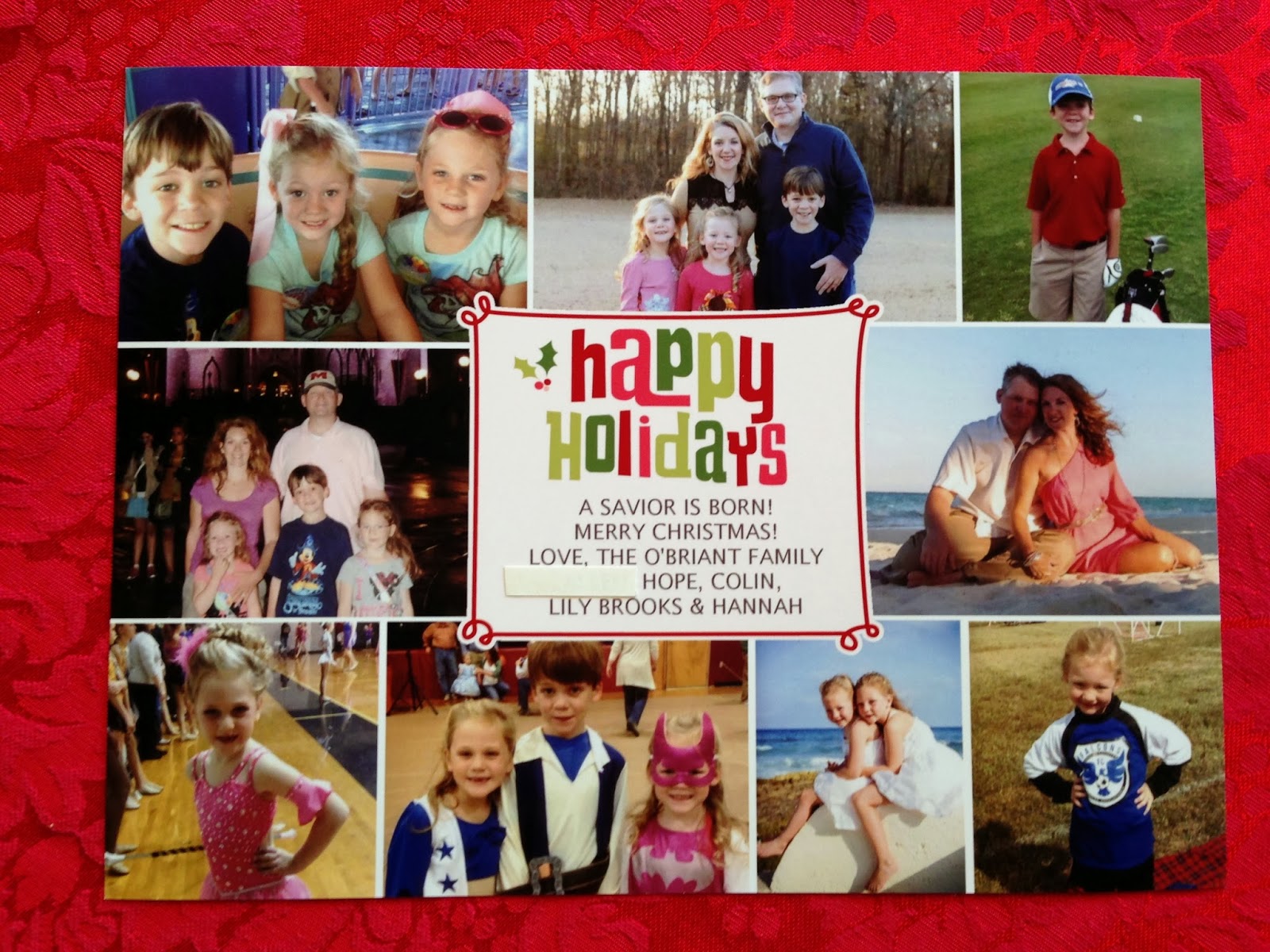 Hope Floats and More: Christmas Card & Letter 2013