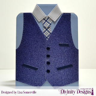 Divinity Designs Custom Dies: Couture Collection, Paper Collection: Menswear Material
