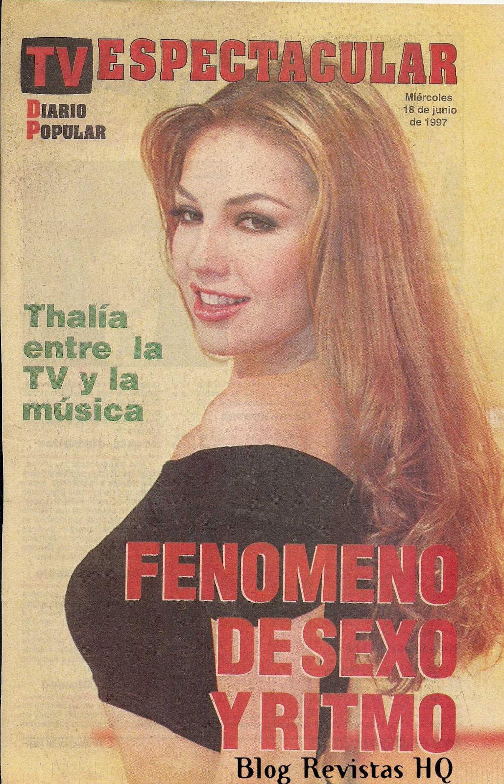 Thalia Revistas Hq Diario Popular Junio 1997