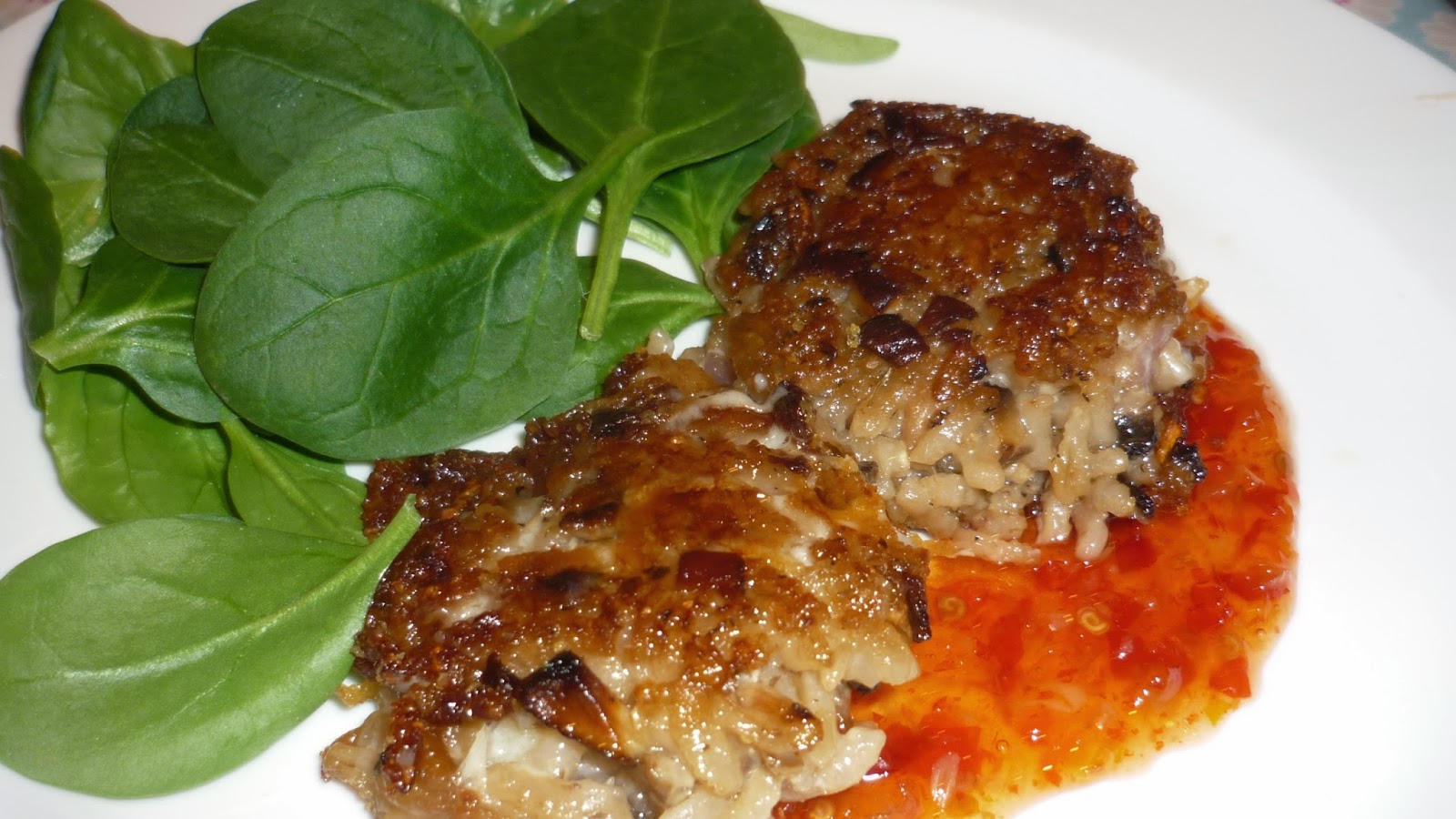 Kitchen Fairies Mushroom risotto fritters