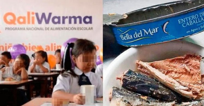 Detectan más conservas de caballa con parásitos entregadas a escolares por programa social Qali Warma Detectan más conservas de caballa con parásitos entregadas a escolares por programa social Qali Warma