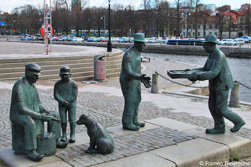 Fishermen Statue Feskekorka Things to Do in Gothenburg Sweden