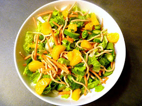 Simple Asian Salad - a great use of Mandarin oranges!  Slice of Southern