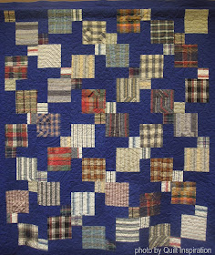 Quilt Inspiration: Scrap (Happy) quilts from Dad's Shirts and Ties!