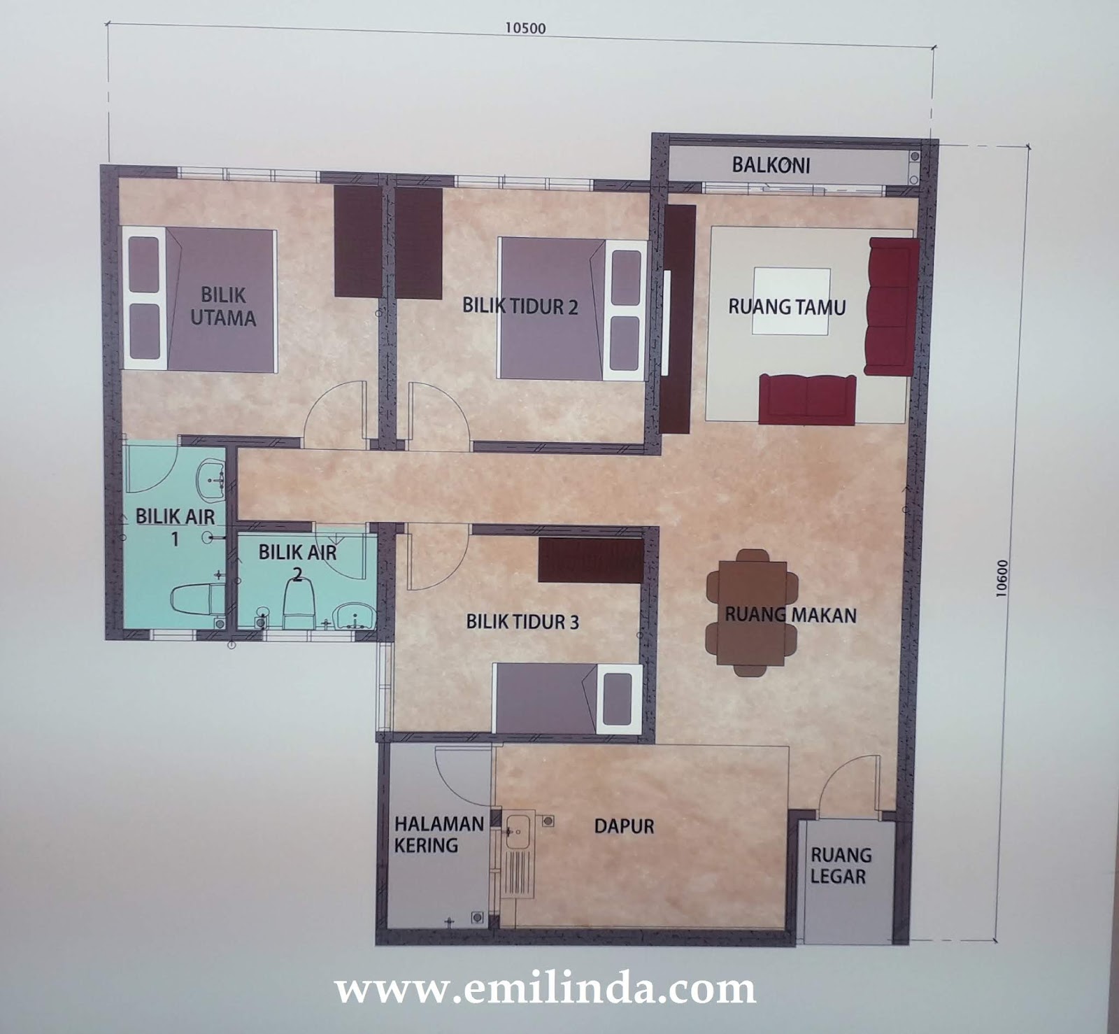 Contoh Rumah Selangorku Jenis A