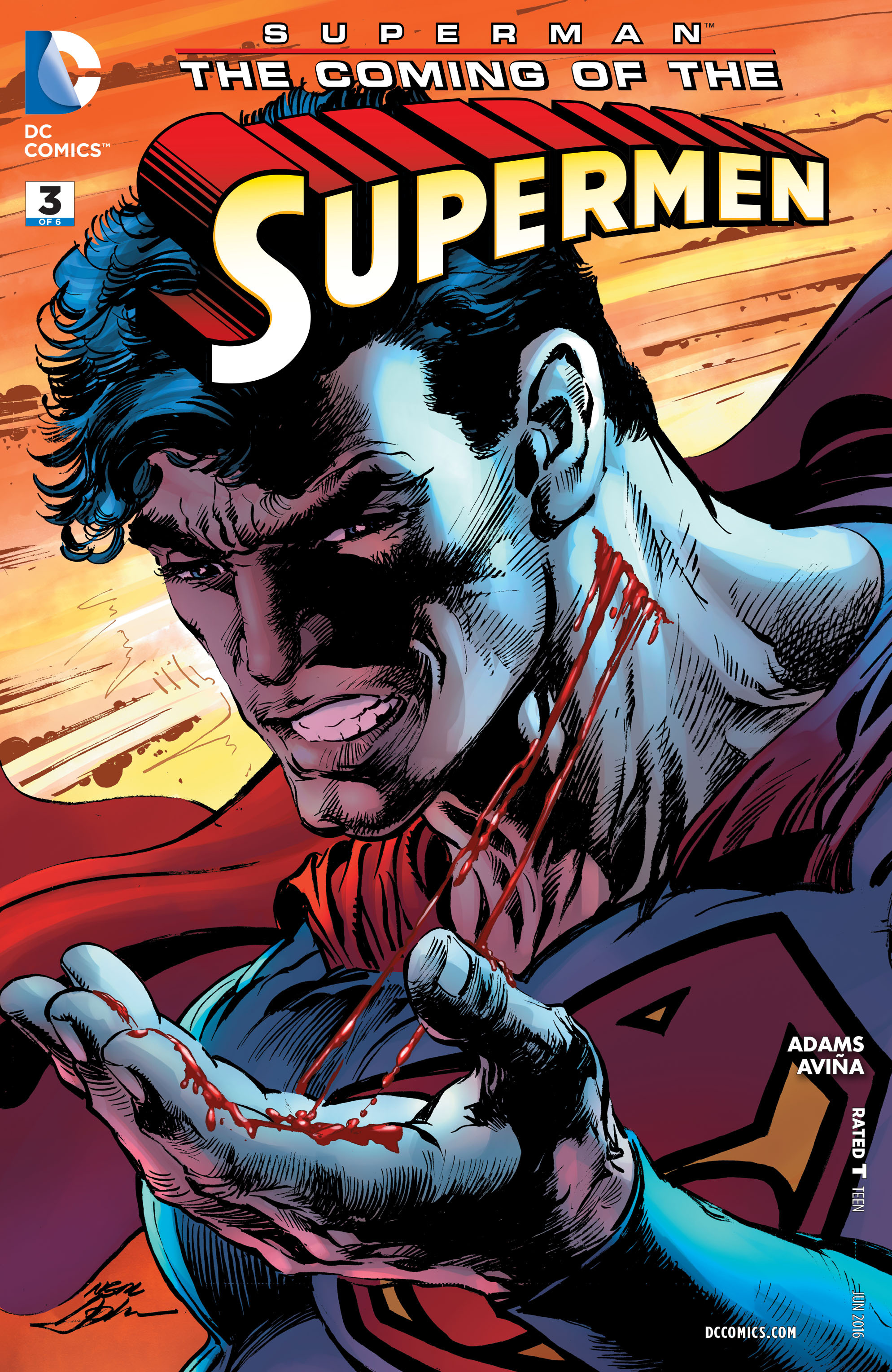 Read online Superman: The Coming of the Supermen comic -  Issue #3 - 1