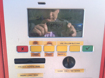 The many buttons on Wilson parking machines in Canberra