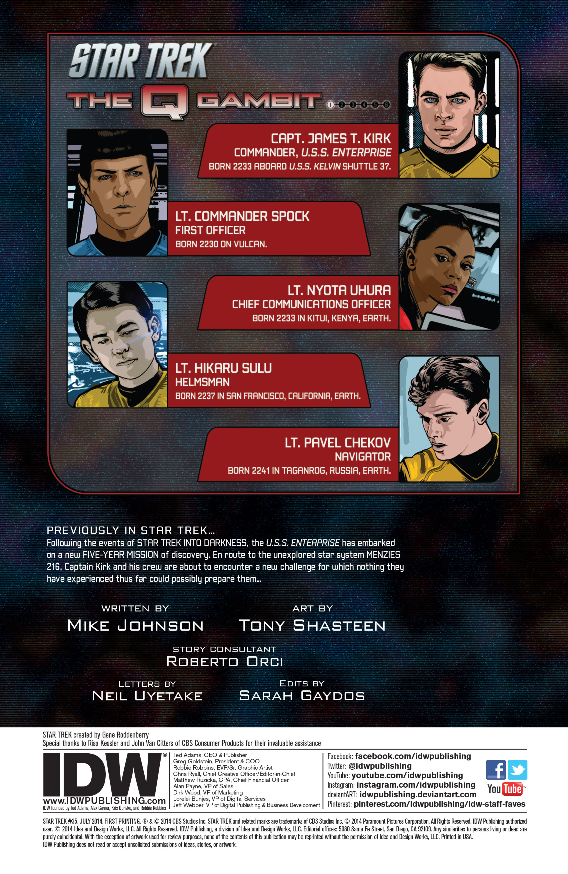 Read online Star Trek (2011) comic -  Issue #35 - 2