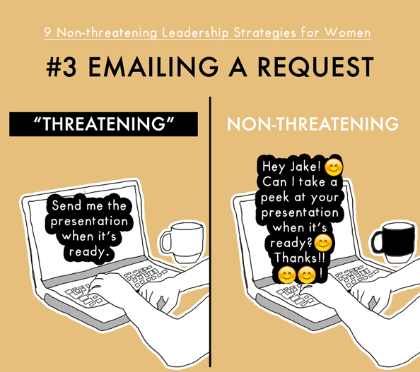 http://thecooperreview.com/non-threatening-leadership-strategies-for-women/