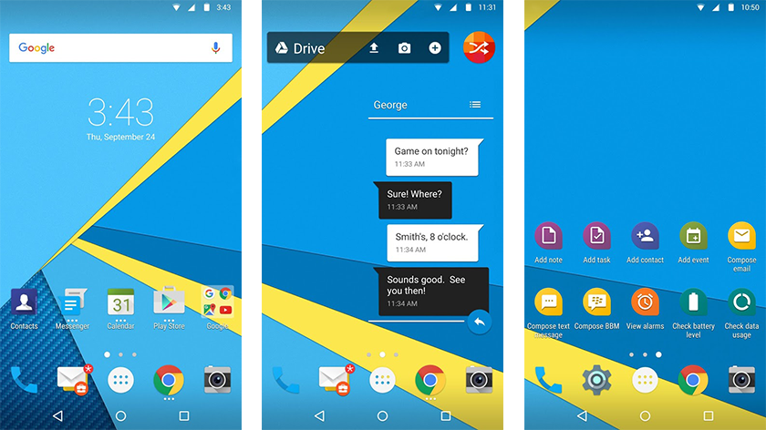 imagenes de blackberry launcher para android