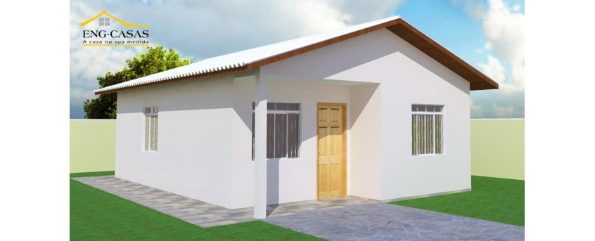 Are you looking for a simple house design? A place to live for you and your family? Modest homes considered to be not extravagant, just a simple design that provides a basic needs of the family — bedrooms, bathrooms, living area and the kitchen.  Here are 12 simple house design you can build in a lot area 80 sqm and below! All Photos are a credit to engcasas.com.br.