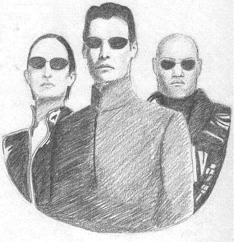 Нео матрица рисунок