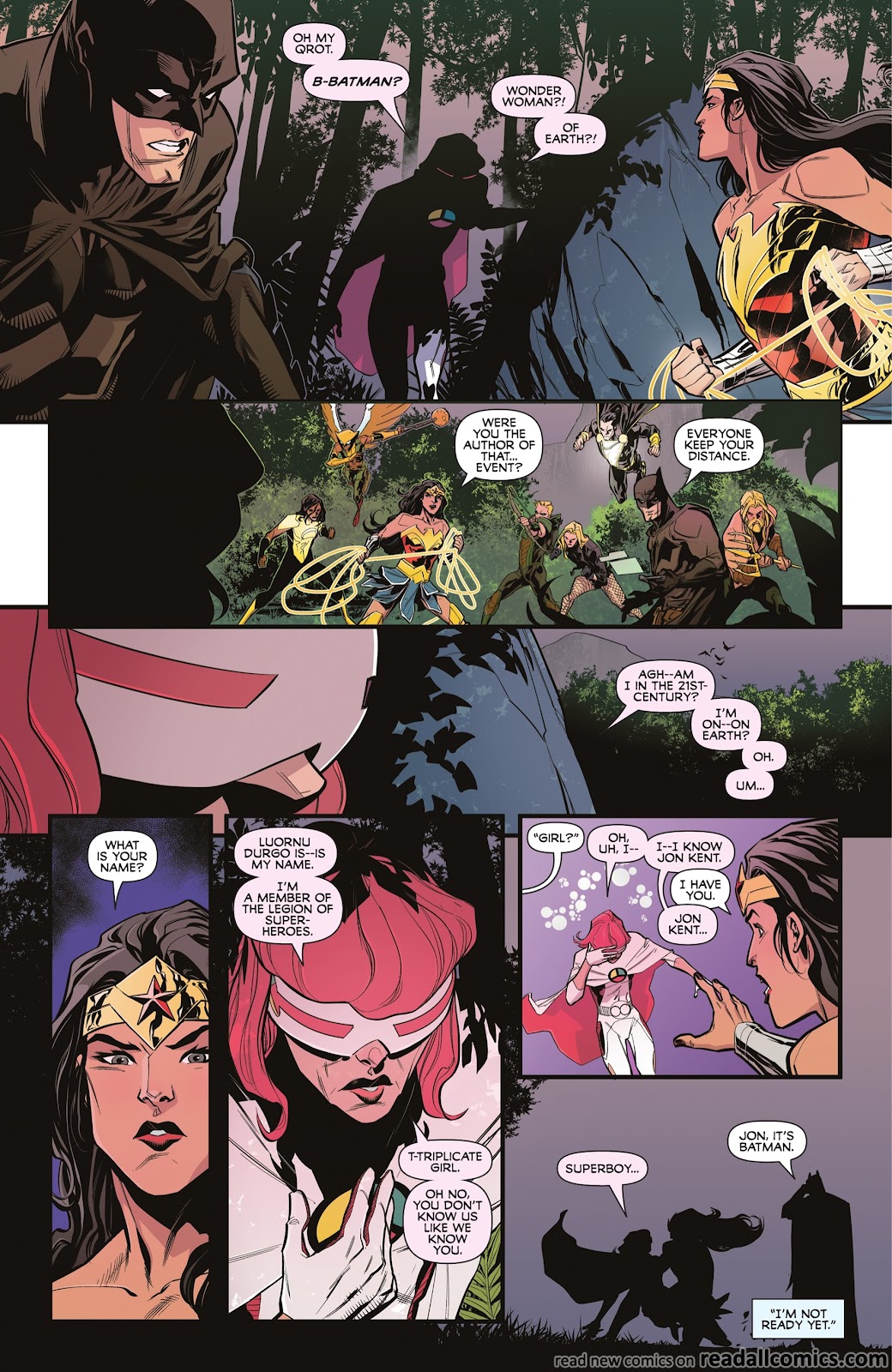 Justice League vs. the Legion of Super-Heroes Vol. 1 chapter 1 page 11