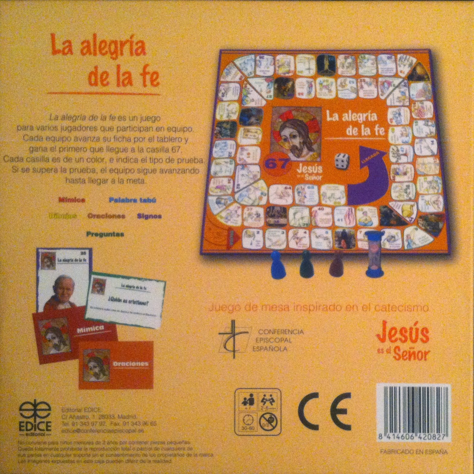 Educar con Jesús: Juego "La alegría de la fe" (sobre el Catecismo)