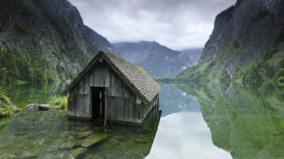 Fishing hut, Germany - 30 Abandoned Places that Look Truly Beautiful