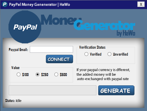 paypal money adder software