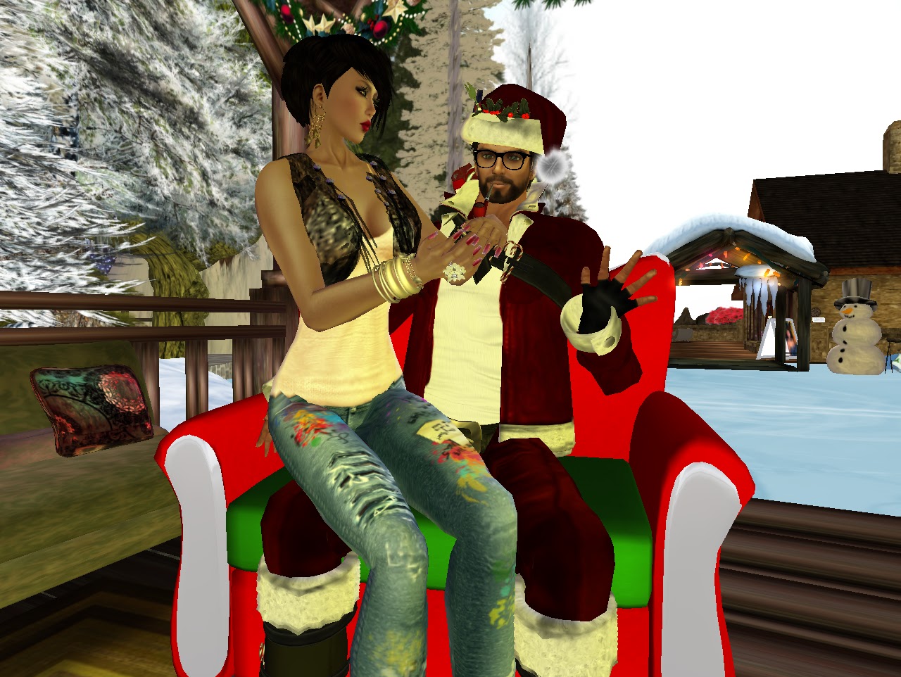 Mariko Nightfire A Virtual Life A Second Life Christmas