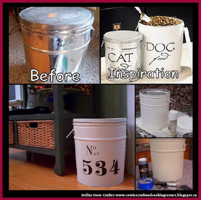 Dollar Store Crafter Make Your Own Ballard's Inspired Pet Food Containers