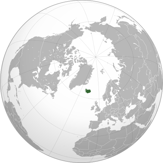Letak negara Islandia