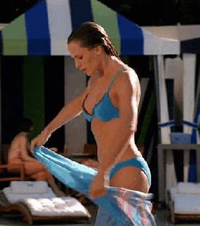Jennifer Garner Blue Bikini 18