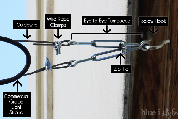 How To Hang Patio String Lights Blue I Style Creating An