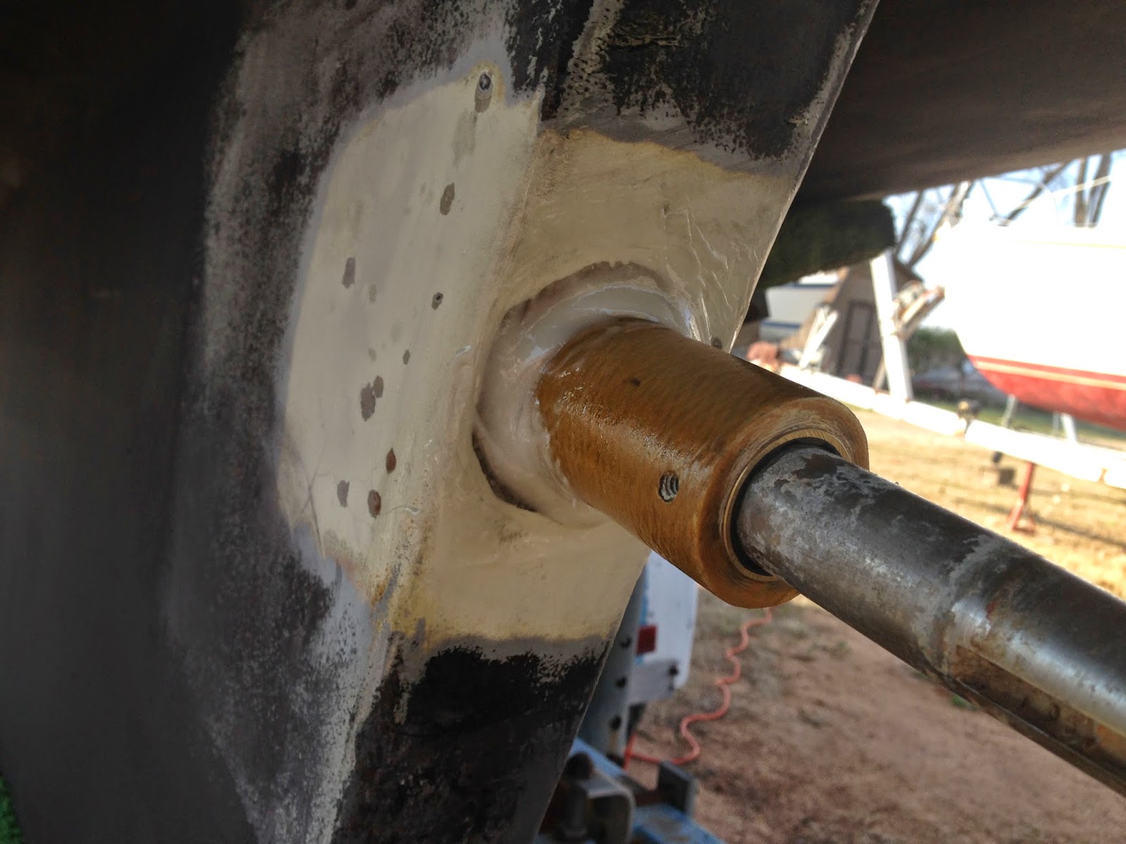 Stern Tube Fix Part 4 + BONUS work on Rudder and Centerboard! s/v Coming About