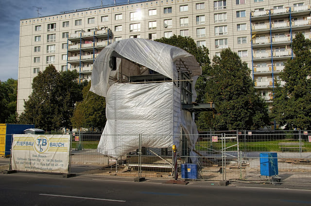 Baustelle Einbau eines Aufzuges, U5 Schillingstraße, 10178 Berlin, 04.10.2013