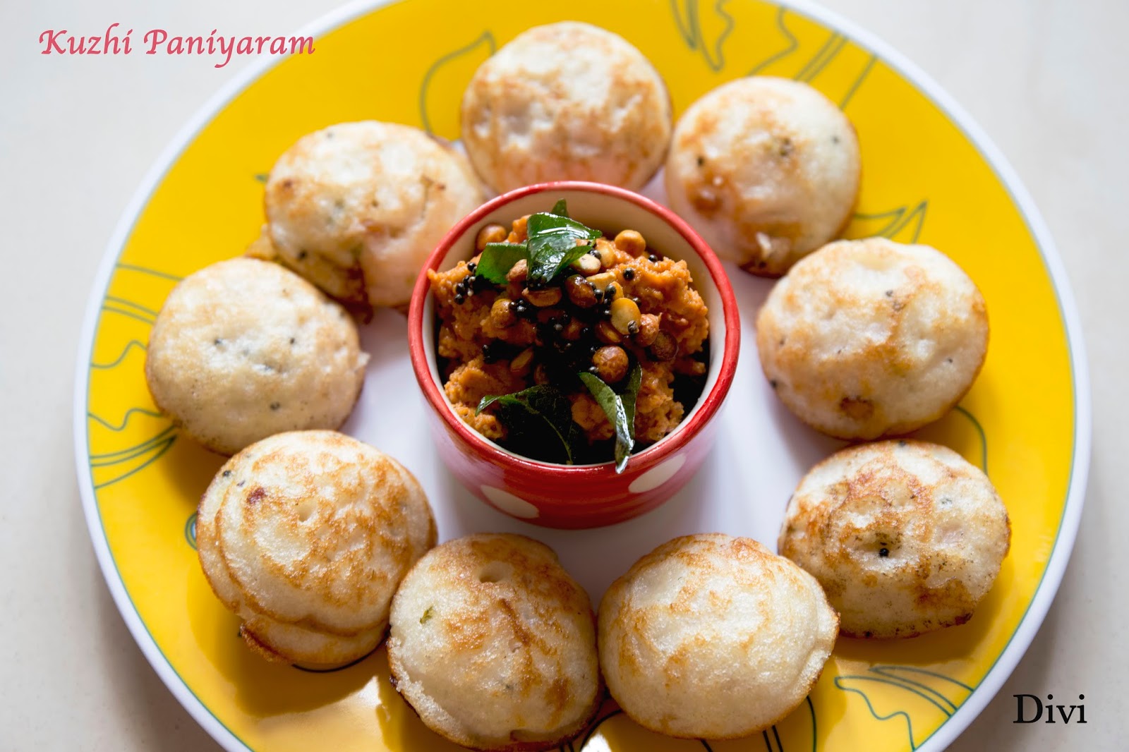 Kuzhi Paniyaram Masala Paniyaram