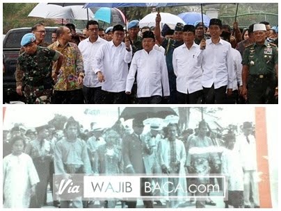 Antara Payung Jokowi dan Payung Bung Karno Antara Payung Jokowi dan Payung Bung Karno