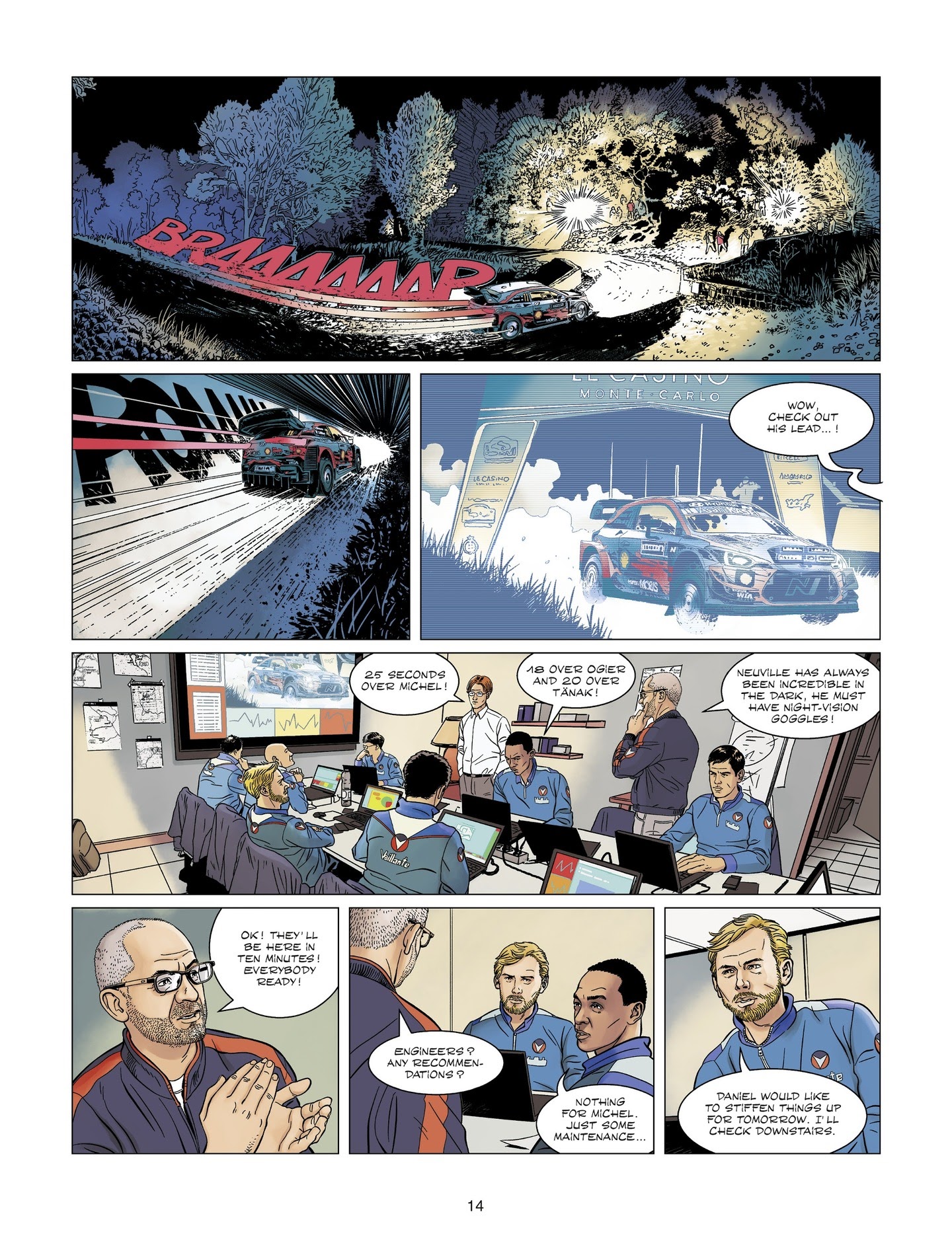 Read online Michel Vaillant comic -  Issue #9 - 14