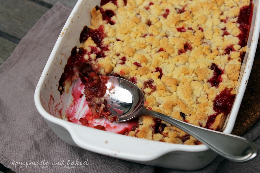 homemade and baked Food-Blog: Zwetschgen Crumble