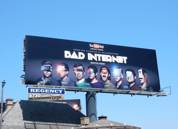 Bad Internet YouTube Red billboard West Hollywood Bad Internet YouTube Red billboard
