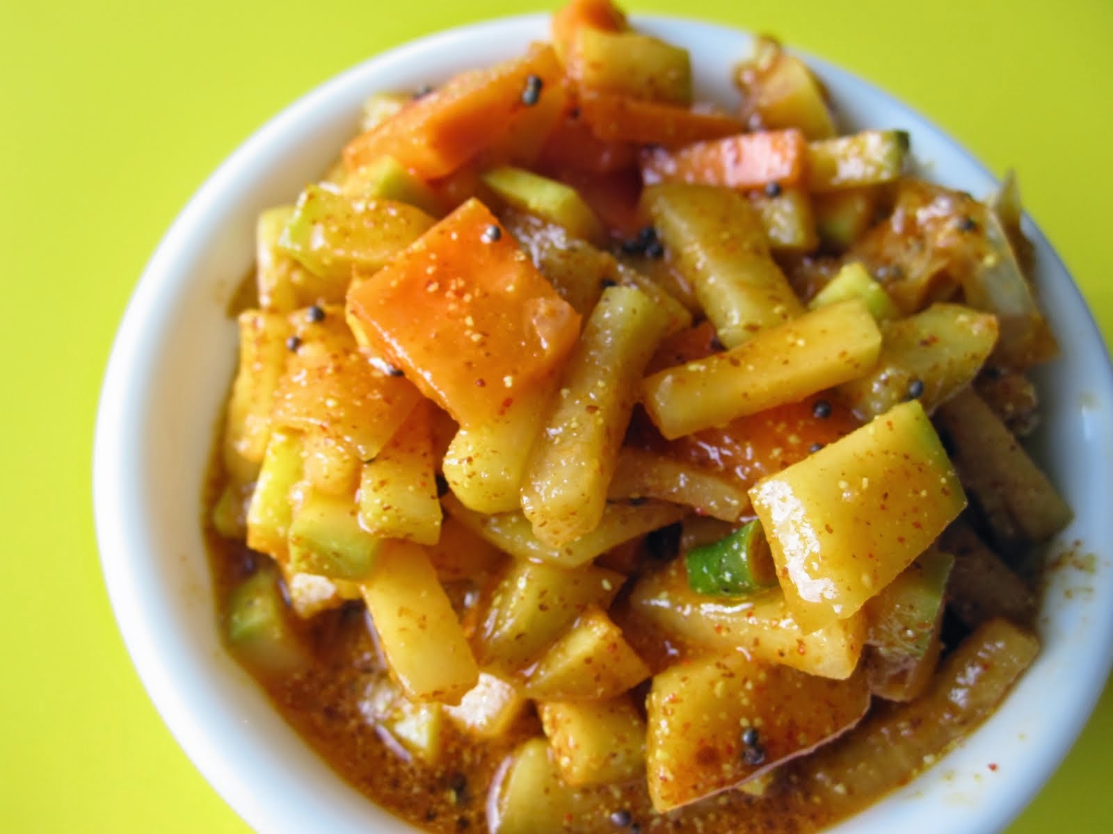 Mixed Vegetable Pickle My Cookery My Recipe Collections