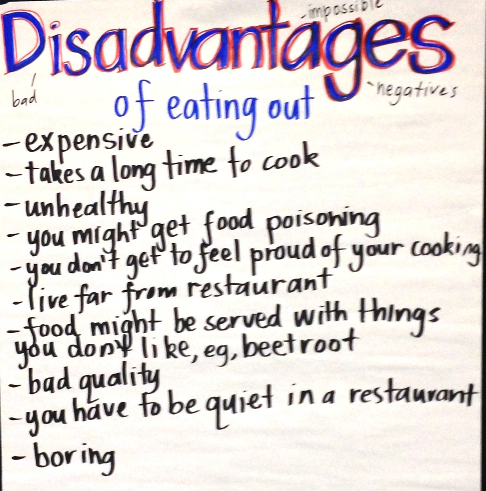 advantages and disadvantages of food technology Advantages