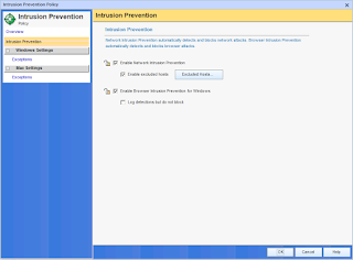 SEPM Intrusion Prevention Screen