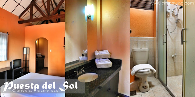 Room Interior and Shower Room of Puesta del Sol Camiguin