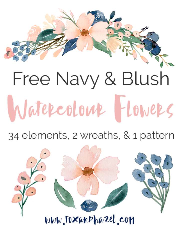 free watercolor flowers clipart - photo #19