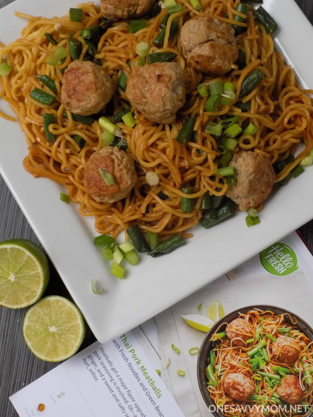 One Savvy Mom ™ NYC Area Mom Blog Simple & Delicious Thai Pork Meatballs and Noodles Recipe