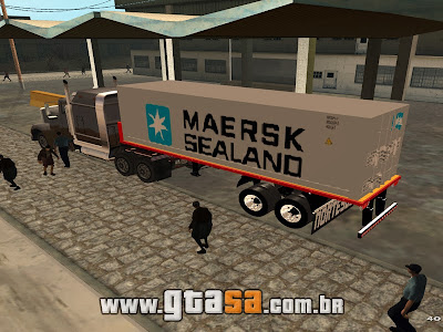 Carroceria Porta Container para GTA San Andreas