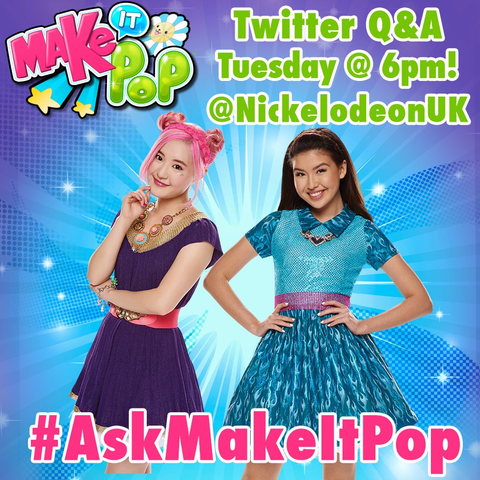 NickALive!: "Make It Pop" Stars Megan Lee And Tham To Host Nickelodeon UK Twitter On Tuesday 1st March 2016