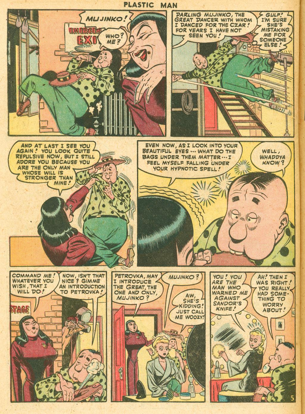 Read online Plastic Man (1943) comic -  Issue #10 - 30