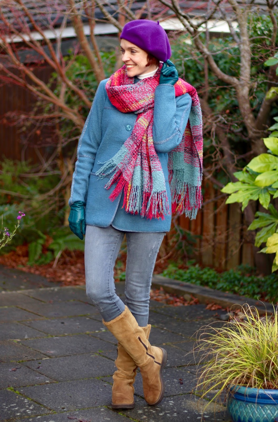 Fake Fabulous | Emreco boiled wool jacket and Merino Jumper | Casual style, over 40!