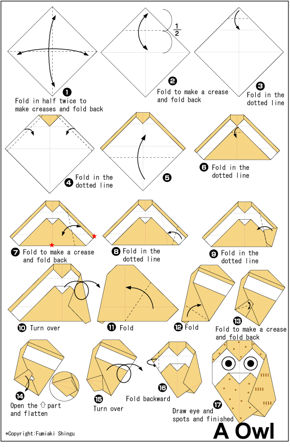 Animals Origami Owl Origami Paper Origami Guide