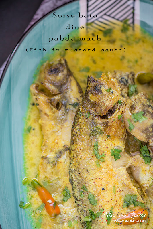 Color and Spices Fish in mustard sauce...